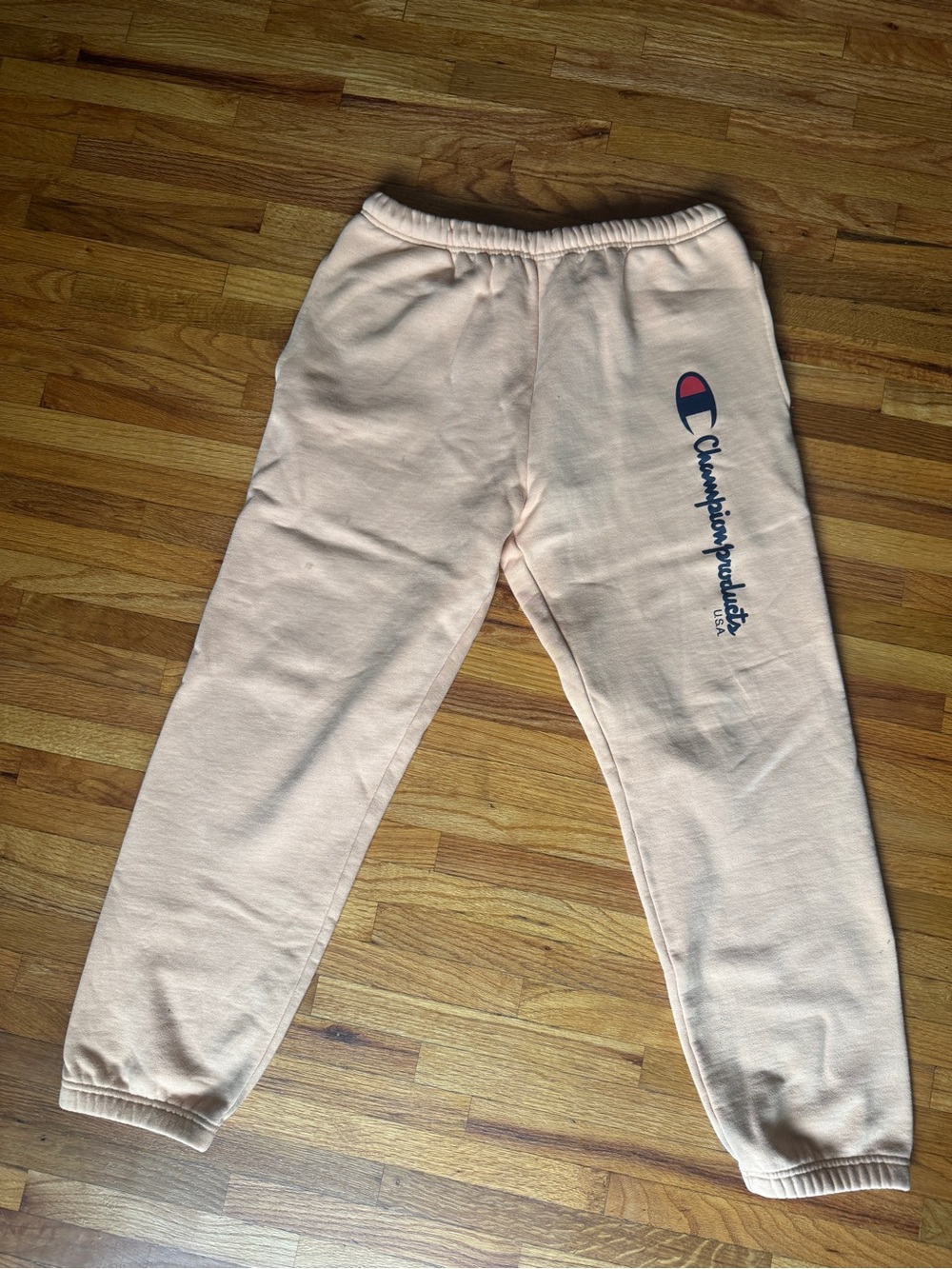 Champion x Supreme Sweatpants Peach FW16